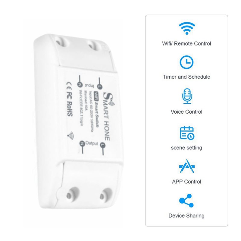 AB33-4X สวิตช์อัจฉริยะ Tuya สำ - Smart Relay Tuya บทวิจารณ์และราคา