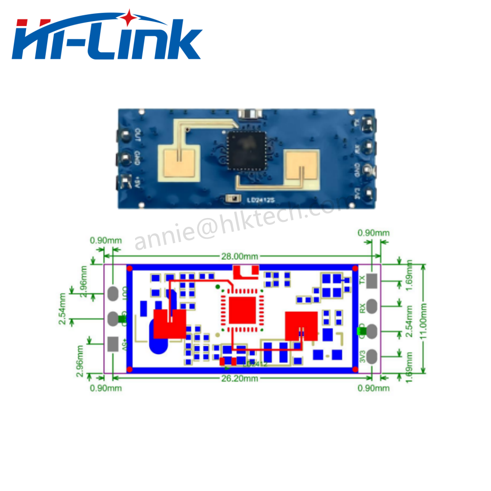 Hilink ใหม่ HLK-LD2412 24GHz H - Tasmota บทวิจารณ์และราคา
